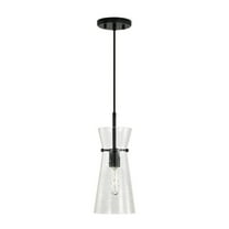 1 Light Pendant-Matte Black Finish Capital Lighting 342411Mb