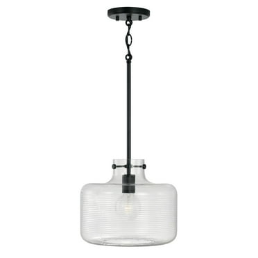 1 Light Pendant-Matte Black Finish Capital Lighting 342511Mb