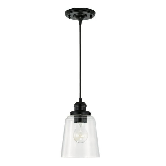 1 Light Pendant-Matte Black Finish Capital Lighting 3718Mb-135