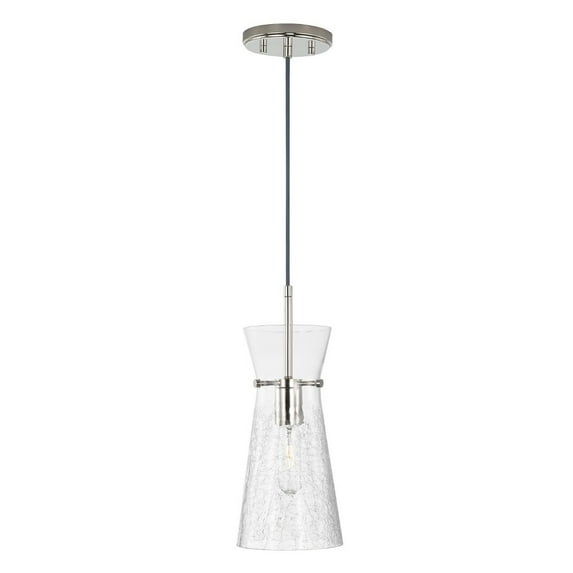 1 Light Pendant-Polished Nickel Finish Capital Lighting 342411Pn