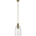 thumbnail image 1 of 1 Light Pendant With Transitional Inspirations 19.75 Inches Tall By 10 Inches Wide-Natural Brass Finish Kichler Lighting 43090Nbr, 1 of 4