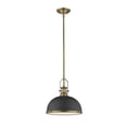 thumbnail image 1 of 1 Light Pendant in Restoration Style 13.25 inches Wide By 13 inches High-Bronze/Heritage Brass Finish Bailey Street Home 372-Bel-3173693, 1 of 1