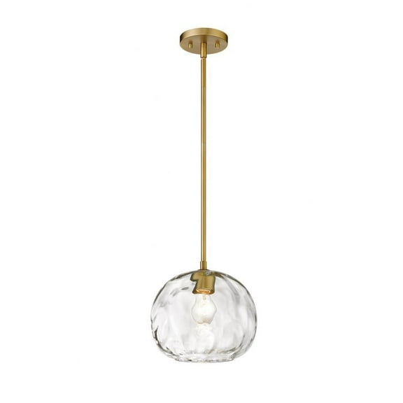 1 Light Pendant in Urban Style 10 inches Wide By 10 inches High-Olde Brass Finish Bailey Street Home 372-Bel-4185802