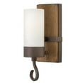 thumbnail image 1 of -1 Light Rustic Wall Sconce With Wood And Metal Design-4.5 Inches Wide By 11.5 Inches Tall Fredrick Ramond Lighting Fr48430irn, 1 of 2