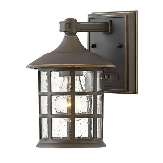 1 Light Small Outdoor Wall Lantern In Coastal Style 6 Inches Wide By 9.25 Inches High-Oil Rubbed Bronze Finish Hinkley Lighting 1860Oz