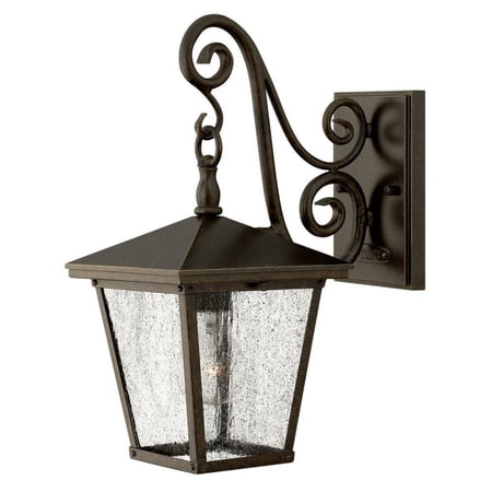 1 Light Small Outdoor Wall Lantern-Regency Bronze Finish Bailey Street Home 81-Bel-2986471