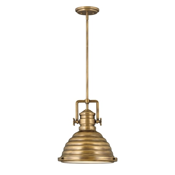 1 Light Small Pendant-Heritage Brass Finish Hinkley Lighting 4697Hb