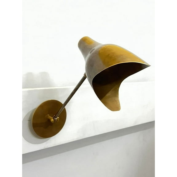 1 Light Sputnik Light - Wall Light - Sputnik Style - Handmade - Mid Century Modern - Minimalist Style - Brass Wall Lamp Vintage Style