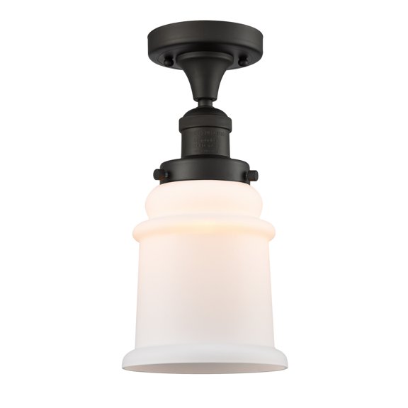 1 Light Vintage Dimmable Led Semi-Flush Mount