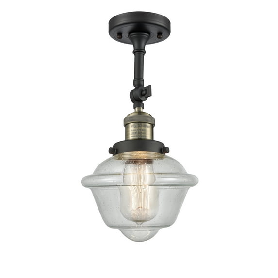 1 Light Vintage Dimmable Led Semi-Flush Mount
