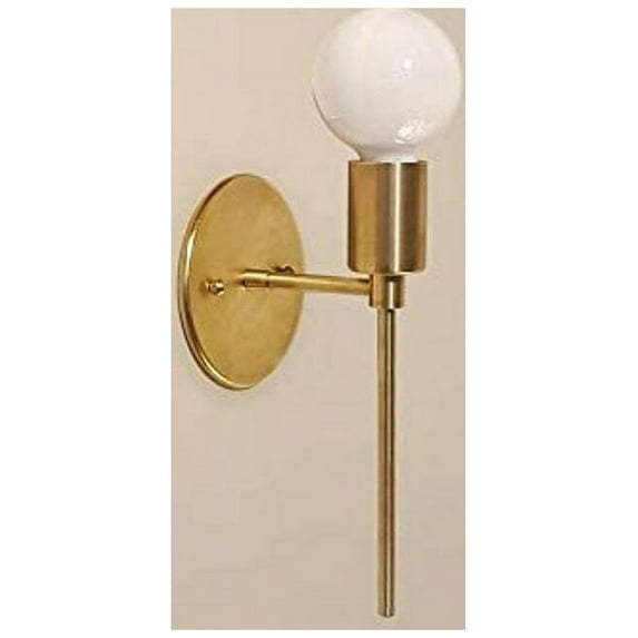 1 Light Wall Lighting Lamp Sconce Light Vintage Bathroom Sconce Lighting Brass of Nauticaz