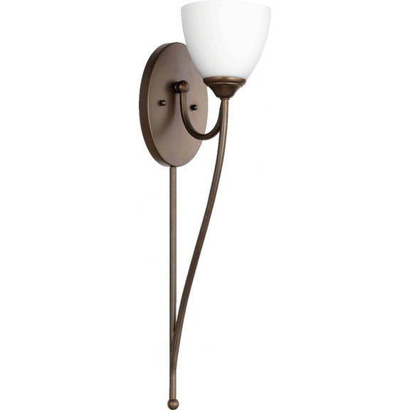 Quorum Lighting Brooks 1-Light Oiled Bronze Wall Sconce