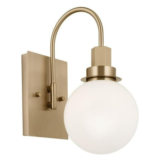 1 Light Wall Sconce-11.5 inches Tall and 5.75 inches Wide-Champagne Bronze Finish Bailey Street Home 147-Bel-5016782