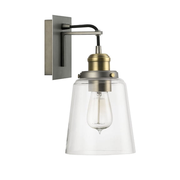 1 Light Wall Sconce-Graphite/Aged Brass Finish Capital Lighting 3711Ga-135