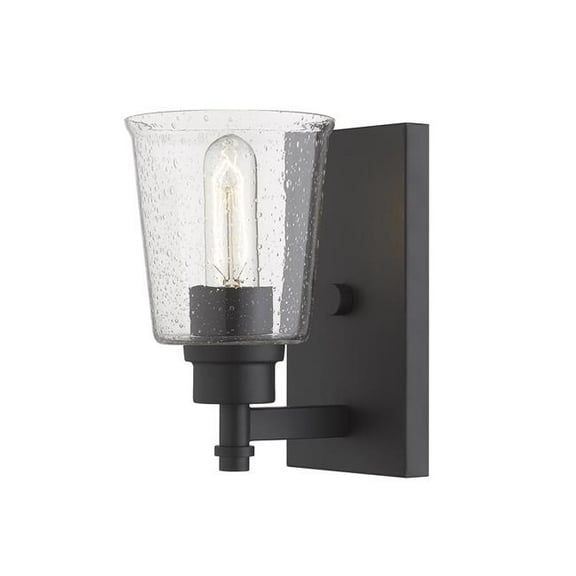 Open Box 1 Light Wall Sconce In Contemporary Style-8.5 Inches Tall And 5 Inches Wide Z-Lite 464-1S-Mb