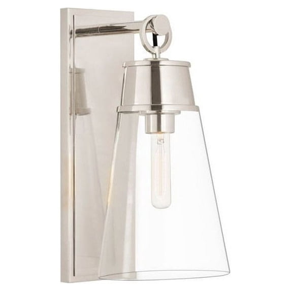 1 Light Wall Sconce In Restoration Style-16 Inches Tall And 7.5 Inches Wide-Rubbed Brass Finish Z-Lite 2300-1Sl-Rb