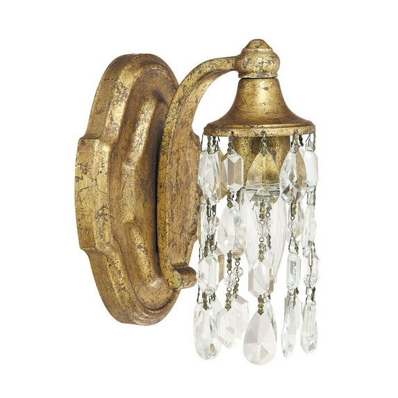 1 Light Wall Sconce In Transitional Style 5 High By 7.75 Wide-Antique Gold Finish Capital Lighting 8521Ag-Cr