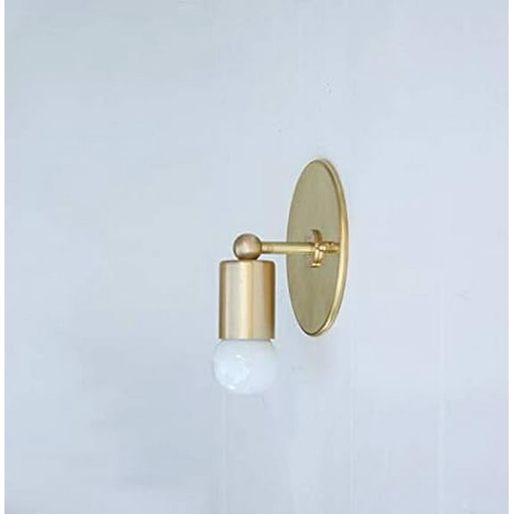 1 Light Wall Sconce Industrial Wall Lamp Brass Antique Lighting Fixture