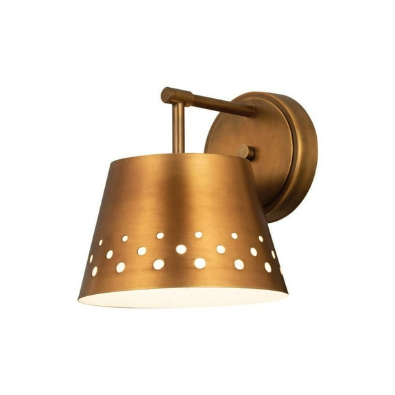 1 Light Wall Sconce-Rubbed Brass  Finish Bailey Street Home 372-Bel-4529468