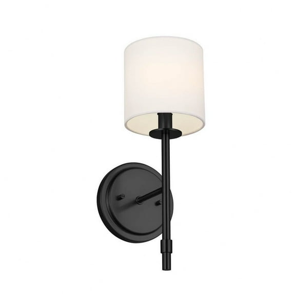 1 Light Wall Sconce in Traditional Style-14 inches Tall and 5.25 inches Wide-Black Finish Bailey Street Home 147-Bel-4965490