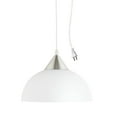 thumbnail image 1 of Globe Electric 1-Light White Plug-in Pendant Lighting, 1 of 7