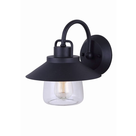 IOL252BK Canarm Inc Colorado - 1 Light Outdoor Wall Mount In Modern Style-10.5 Inches Tall and 9 Inches Wide