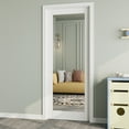 thumbnail image 1 of 1-Lite Mirror Door Slab with/without Prehung Kit, White, 1 of 9