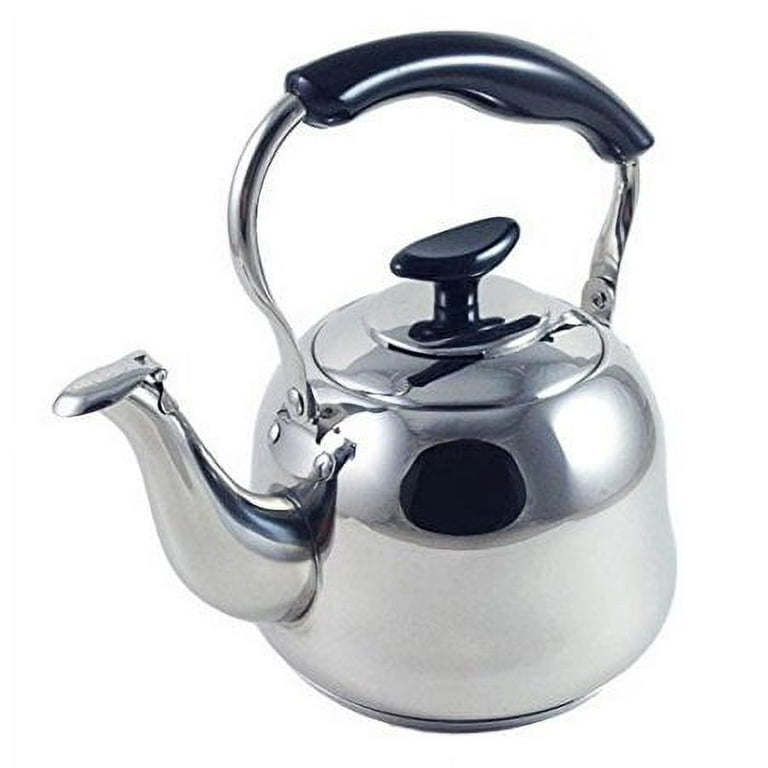 Induction Kettle Whistling Tea Kettle Stainless Steel Whistling Tea Kettle  for Stove Top for Boiling Water for Family Kitchen Restaurant for Stove Top