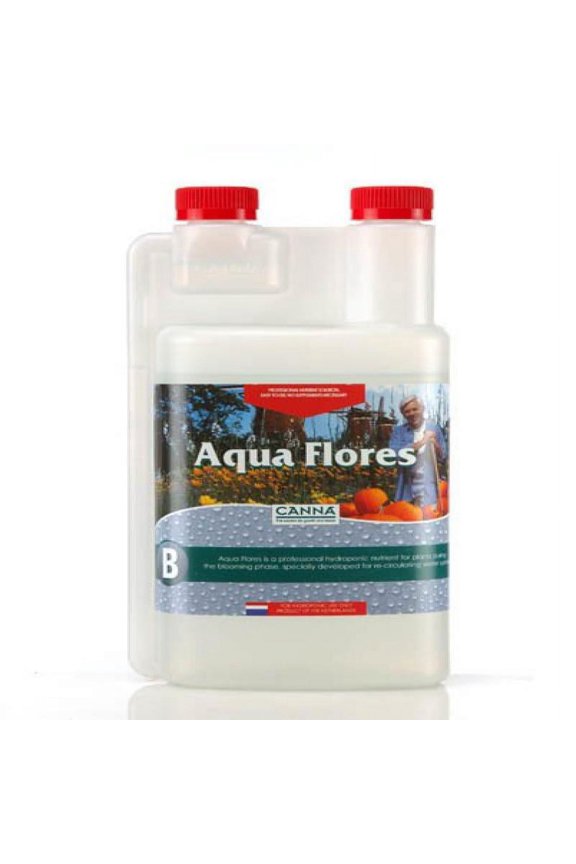 1 Liter - Aqua Flores - Part B - Bloom Nutrient - Developed For Recirculating Systems - CANNA 9510901