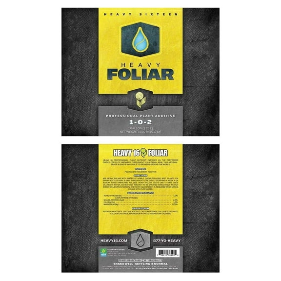 1 Liter - Foliar Spray NPK 1-0-2 Heavy 16 FS1L