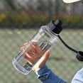 thumbnail image 1 of 1 Liter Sports Water Bottle Leakproof Tritan Plastic Large Capacity for Outdoor Camping, 1 of 6