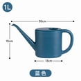 thumbnail image 1 of 1 Liter Watering Can for Indoor and Outdoor Plants, Portable Ergonomic Watering Pot with Optimal Control for Bonsai, Garden, and Patio Care, for Small Spaces and Hydroponics, 1 of 6