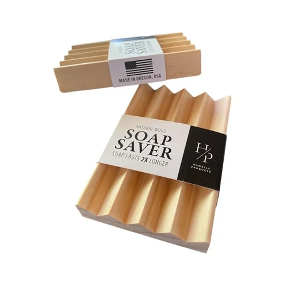 1 Luxurious Solid Pine Wood Soap Dish - Handmade In The Usa - The Boardwalk Dish