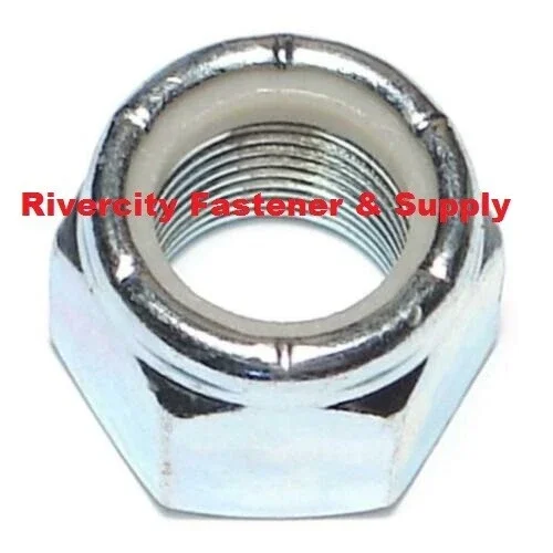 (1) M12-1.5 Fine Thread Nylon Insert Lock /Stop Nut Grade 8.8 M12X1.5 / 12Mm