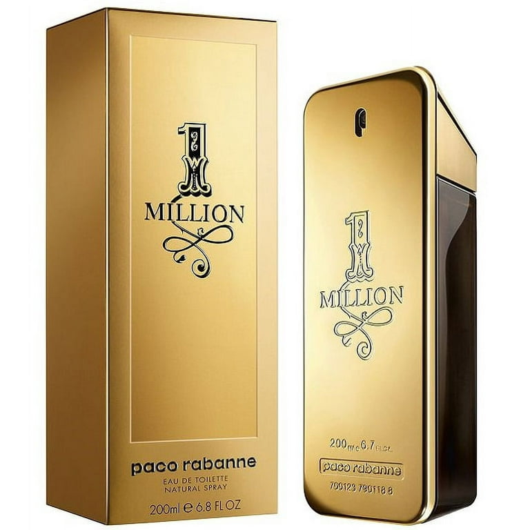 Paco Rabanne One Million Eau De Toilette Perfume for Men, oz