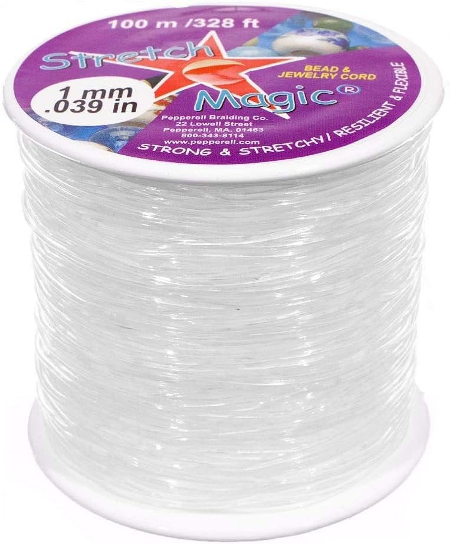 West Coast 1mm Clear Stretch Magic Cord - 100M DIY Jewelry Making ...