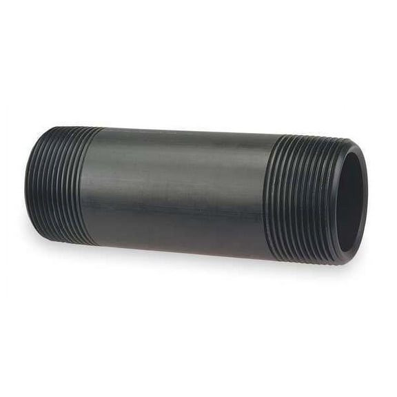 Nibco 1" MNPT x 6" TBE Kynar(R) Pipe Nipple Sch 80 6529 1x6