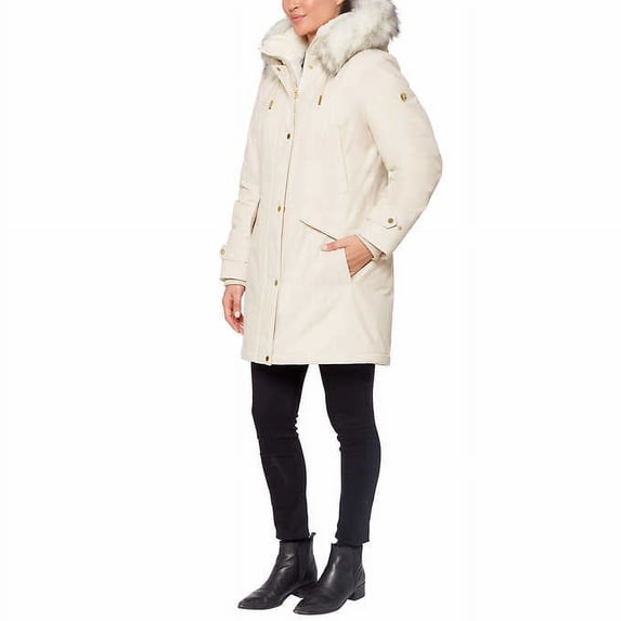 1 Madison Ladies' Parka (Cream, X-Large)