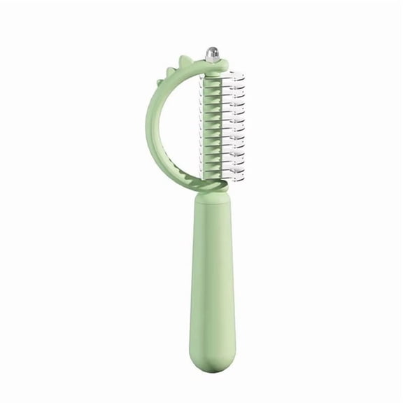 1 * Magic Pet Hair Removal Comb for Cats and Dogs-Green