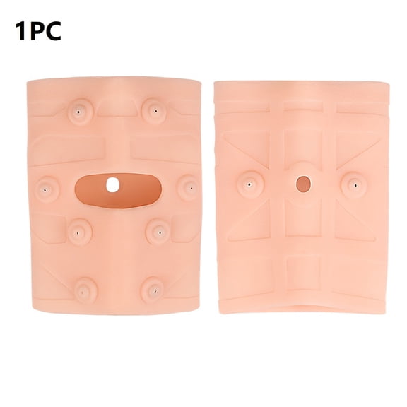 1/ Magnetic Knee Brace, Thin Silicone Knee Support with Adjustable Straps & Multiple Magnets, Stability Light Pink for Running, Sports