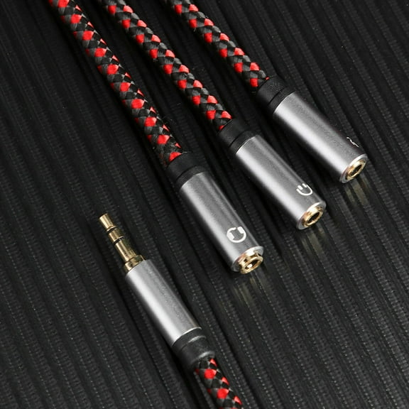 1 Male To 3 Female 3.5mm Jack Computer Portable Audio Splitter AUX Cable Stereo Microphone Headphone For IPhone For Android