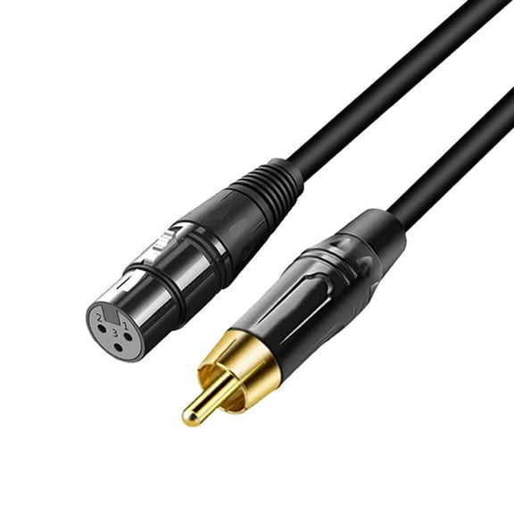 1. Male-to-XLR Cable: Shielded Connector for Studio Mics & Instruments with Noise-Free