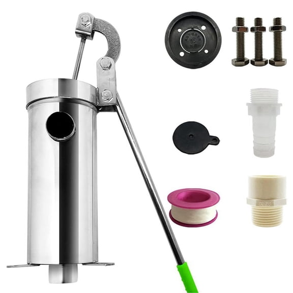 1 * Manual Deep Water Pump kit-Silver
