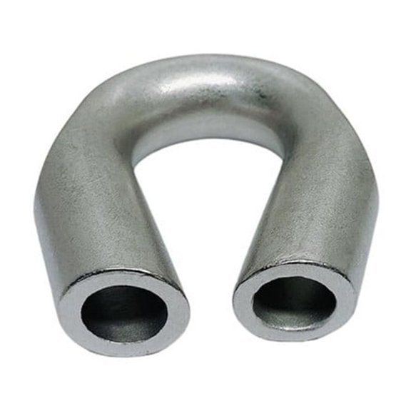 1" Marine Wire Rope Thimble Captive Tube Thimble Stainless Steel T316