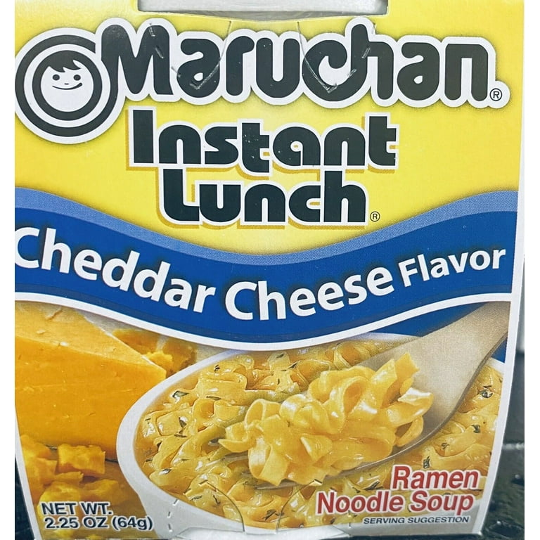 1 ) Maruchan Instant Lunch Ramen Noodles CHEDDAR CHEESE Soup Cup 