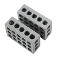 thumbnail image 1 of 1 Matched Pair Ultra Precision 1-2-3 Blocks 23 Holes 0.0002" Machinist 123 Jig Fit for Milling Machine, 1 of 6