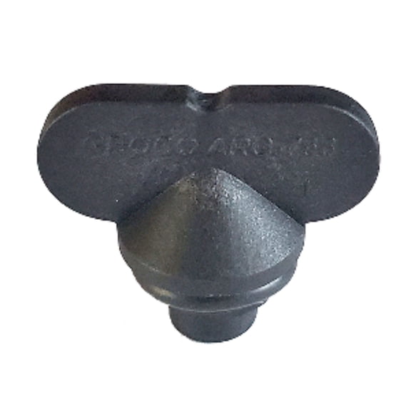 1" Matte Gray Outdoor Maritime Accessories Groco Drain Plug with O-Ring for ARG Strainer