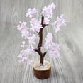 thumbnail image 1 of 1 Medium Rose Quartz Chip Tree About 9 Inches Tall #0647, 1 of 6