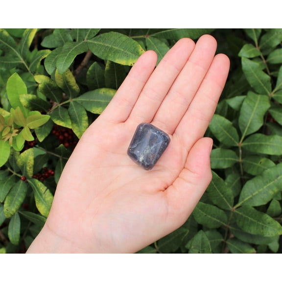 1 Medium Tumbled Iolite Gemstone Crystal (Third Eye Chakra)