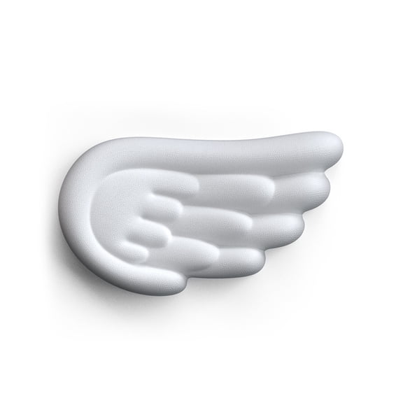 1 Memory Foam Leather Wrist Rest Keyboard Wrist Guard Mouse Wrist Guard Gradually Thickened Ergonomic With Wrist Rest Computer Mouse-White Wrist Rest